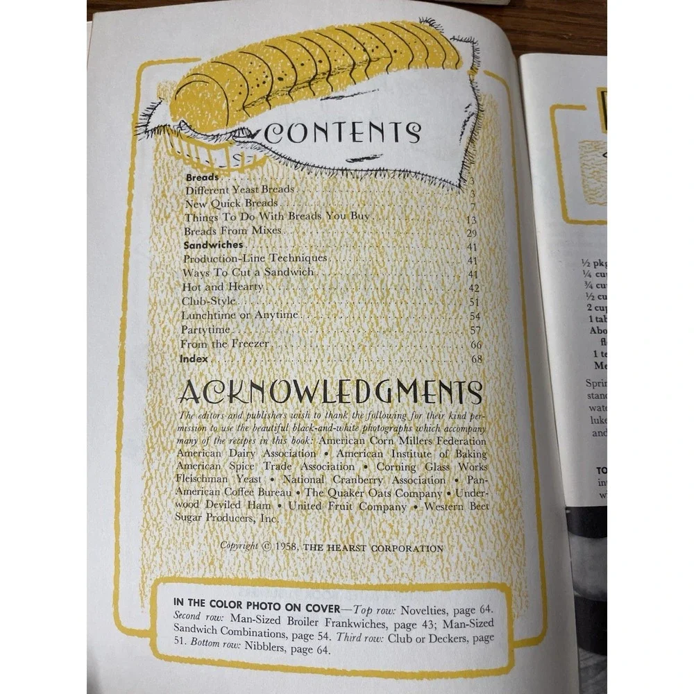 Good Housekeeping's Breads And Sandwiches 1957‎ Cookbook Recipe